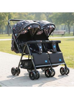 Mee Mee - Duo Glide Twin Baby Stroller with One-Hand Fold Independent Recline Seats