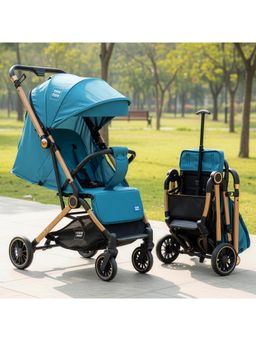 Mee Mee - Vistara Gold Baby Stroller with Premium Gold Aluminium Alloy Frame