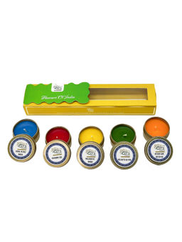 Tara Candles - Flavours Of India Tin Candle (Pack Of 5)