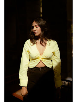 FREAKINS - Yellow Knot Top