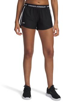 Under Armour - Women Black Solid/Plain Polyester Shorts