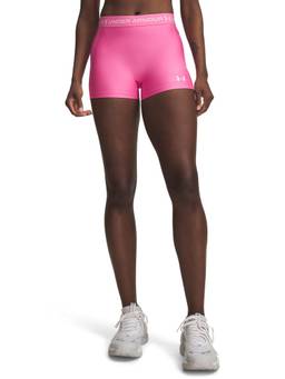 Under Armour - Women Pink Solid/Plain Polyester Shorts