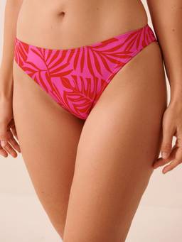 La Vie En Rose - Women Pink Printed Polyester Swimwear Bottom