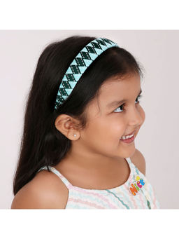 Arendelle - Braided Ribbon Hairband In Green for Girls