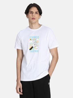 Puma - Graphic Mens White T-Shirt