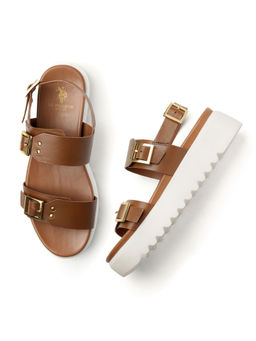 U.S. POLO ASSN. - Womens Maisie Flatform Sandals