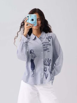 The Souled Store - Popeye: Happy Blue Shirt