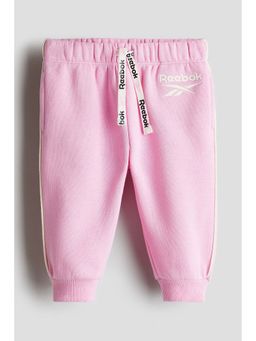 H&M - Girls Pink Text-Motif Joggers