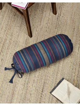 Fabindia - Blue Cotton Girisha Bolster Cover