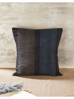 Fabindia - Indigo Embroidered Cotton Cushion Cover