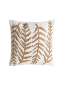 Bungalow and Beyond - Leaf Pattern Cushion Cover