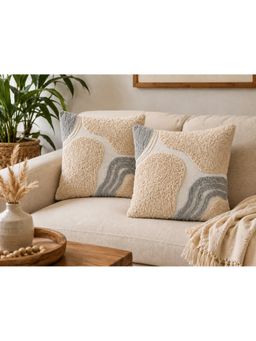 Bungalow and Beyond - Abstract Pattern Cushion Cover (Pack of 2)