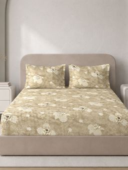 Sleeping Owls- because your sleep matters - Cotton Emperor Super King Bedsheet With Pillow Covers