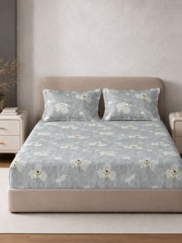 Sleeping Owls- because your sleep matters - Cotton Emperor Super King Bedsheet With Pillow Covers