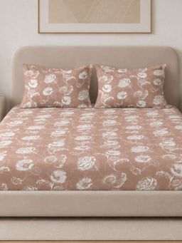 Sleeping Owls- because your sleep matters - Cotton Emperor Super King Bedsheet With Pillow Covers