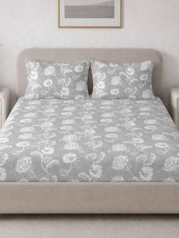 Sleeping Owls- because your sleep matters - Cotton Emperor Super King Bedsheet With Pillow Covers
