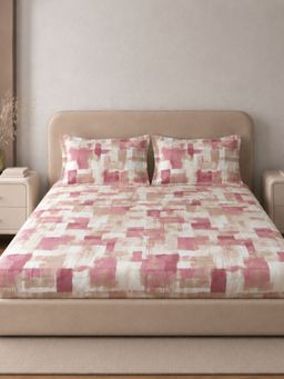 Sleeping Owls- because your sleep matters - Cotton Emperor Super King Bedsheet With Pillow Covers