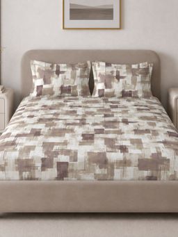 Sleeping Owls- because your sleep matters - Cotton Emperor Super King Bedsheet With Pillow Covers
