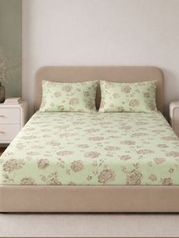 Sleeping Owls- because your sleep matters - Cotton Emperor Super King Bedsheet With Pillow Covers