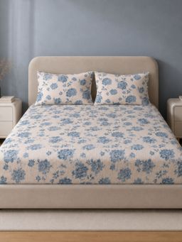 Sleeping Owls- because your sleep matters - Cotton Emperor Super King Bedsheet With Pillow Covers