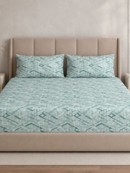 Sleeping Owls- because your sleep matters - Cotton Emperor Super King Bedsheet With Pillow Covers