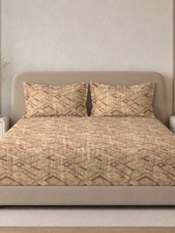 Sleeping Owls- because your sleep matters - Cotton Emperor Super King Bedsheet With Pillow Covers