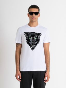 Antony Morato - Mens White Graphic Crew Neck Short Sleeves T-Shirt