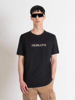 Antony Morato - Mens Black Printed Crew Neck Short Sleeves T-Shirt