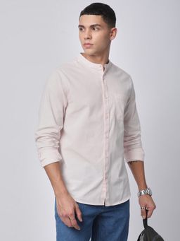 R&B - Men's Slim Fit Solid Casual Shirt