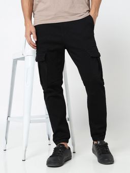R&B - Polycotton Relaxed Fit Mid-Rise Solid Full Length Men's Jeans