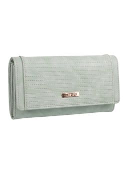 Metro - Solid-Plain Green Wallet