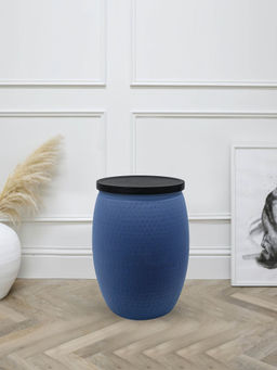 Metalsmith - for Home Office Indoor and Outdoor Circular Iron Side & Bedside Table