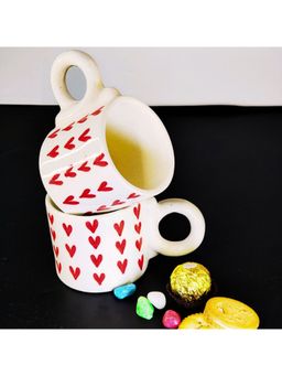 TheYUGO - Hearty Heart Knob Mug (Pack of 2)