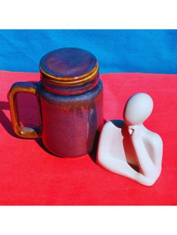 TheYUGO - Indigo Blue Tea and Coffee Mug with Lid