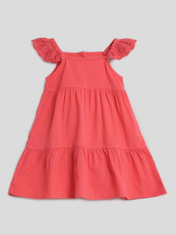 Somersault - Red Schiffli Dress