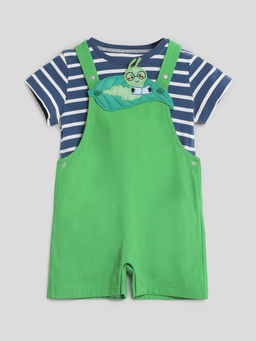 Somersault - Caterpillar Dungaree & Stripe T-Shirt (Set of 2)