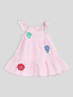 Somersault - Pink Gingham Striped Dress