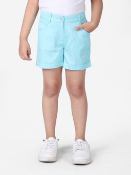 Fabindia - Girls Blue Shorts