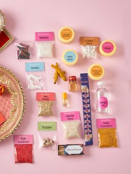 DecorTwist - Janmashtami Puja Kit Pack of 29