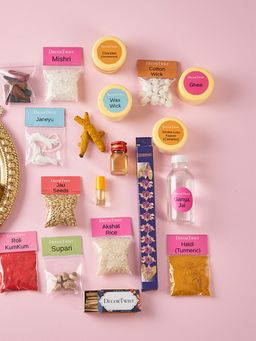 DecorTwist - Janmashtami Puja Kit Pack of 26