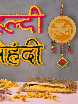 DecorTwist - Bridal and Groom Haldi and Mehndi Box Pack of 18