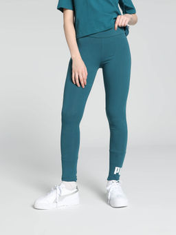 Puma - Ess Logo Women's Green Tights