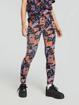 Puma - Classicsnd Loves Women's Multi Color Tights