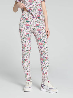 Puma - Classics Petalia Aop Women's Pink Tights