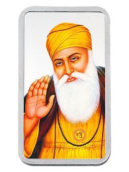 Kundan - 20 gm (999.9) Gurunanak Dev Silver Colour Bar