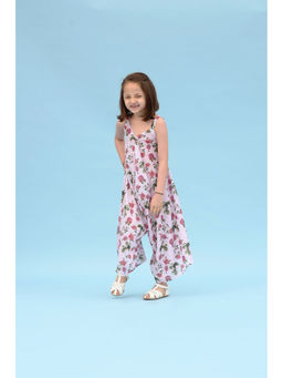 Pasha India - Soft Pink Berry Palazzo Jumpsuit