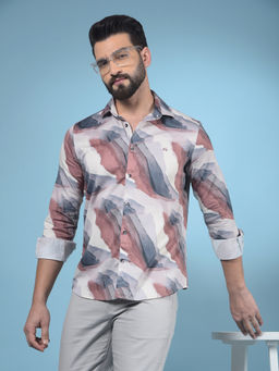 CRIMSOUNE CLUB - Men Multi-Color Printed Shirt