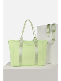 Allen Solly - Women Green Casual Tote Bag with Detachable Strap