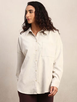 VERO MODA - Off White Corduroy Shirt