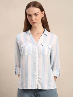 VERO MODA - Striped Utility Shirt